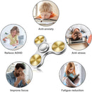Fidget Spinner Toy Ultra Durable Stainless Steel Bearing High Speed Precision Metal Material Hand Spinner Focus Anxiety Stress Relief Boredom Killing Time Toys Silver