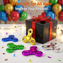 Fidget Toys Adults 5 Pack,Metal Fidget Spinner Stress Reducer,High Speed 3-5 Min Quite Spins,Fidgets for Adults & Teens & Kids Age 6+,Valentines Day Gifts