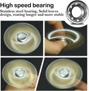 Fidget Spinner Toy Ultra Durable Stainless Steel Bearing High Speed Precision Metal Material Hand Spinner Focus Anxiety Stress Relief Boredom Killing Time Toys Silver