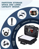 Carrying Case for PS5 Travel Case for PS5 Protective Bag Suitable for Playstation 5 Disc/Digital Edition Console, Controllers, Game Cards, Gaming Headset and Other Accessories