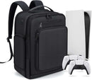 Gaming Backpack for PS5, Protective Travel Carrying Case Compatible with Playstation 5 Console, Portable Monitor, 15.6”Laptop, Headset, Game Discs, and Gaming Accessories