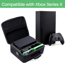 Hard Case Compatible with Xbox Series X,Protective Travel Case for Xbox Series X Console,Controllers,Games and Other Accessories | Compatible with Xbox Series X, Protective, for Xbox Series X Console, Controllers, Games, Other Accessories