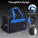 Carrying Case for PS5, Travel Thickened Protective Bag Compatible with Playstation 5 Console, Headset, PS5 Controller, Game Discs, and Gaming Accessories