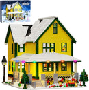 Christmas House Building Set with Light, Story Movie Snow House Blocks Toy, Compatible with Lego Christmas Village House Kit, Christmas for Boys Girls, Ages 8+ (1367 PCS)