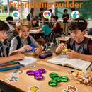 Fidget Toys Adults 5 Pack,Metal Fidget Spinner Stress Reducer,High Speed 3-5 Min Quite Spins,Fidgets for Adults & Teens & Kids Age 6+,Valentines Day Gifts